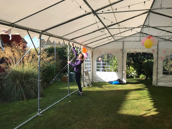 6m x 12m DIY marquee for sale