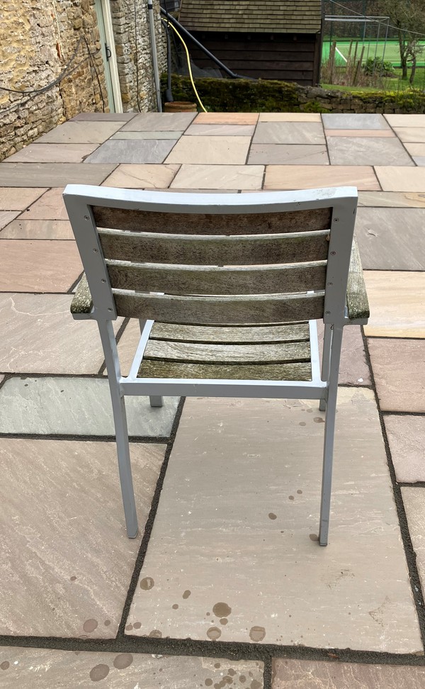 60x Stackable Patio/Garden Chairs For Sale