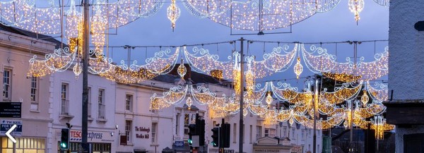 Town centre Christmas Decorations