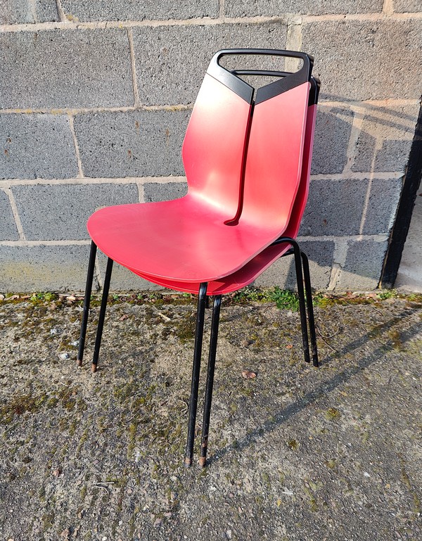 40x Red Italian Designer Chairs