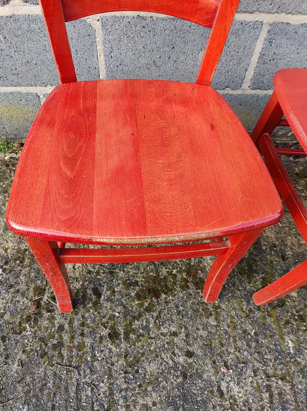 Secondhand 38x Solid Beech Framed Chairs