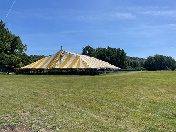 100ft x 160ft traditional marquee for sale