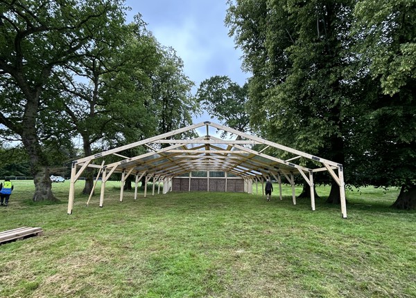 Wooden A Frame Clear Span Structures - Somerset 1