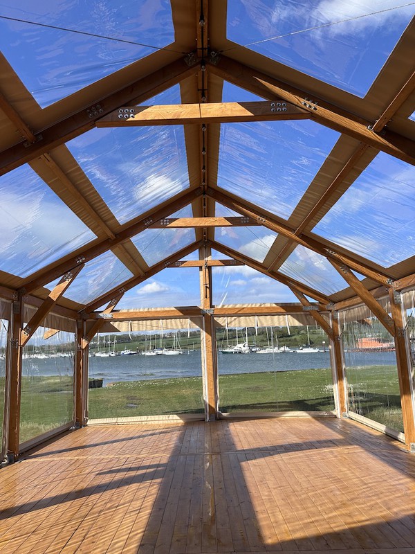 Wooden A Frame Clear Span Structures - Somerset 2
