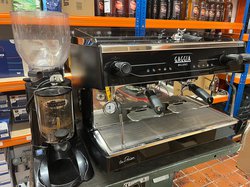 Secondhand Used Gaggia La Decisa 2 Group Coffee Machine For Sale