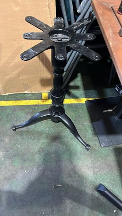 Secondhand Black Dining Table Bases For Sale
