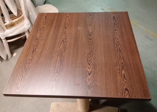 New 800sq Wenge Laminate Table Top For Sale
