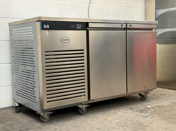 Secondhand Used Foster EcoPro G3 2 Door Counter Fridge For Sale