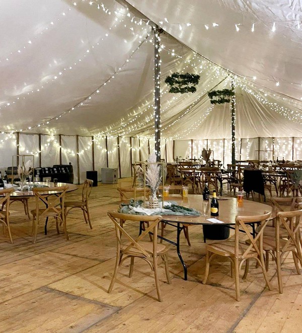 90ft x 30ft Pole marquee for sale