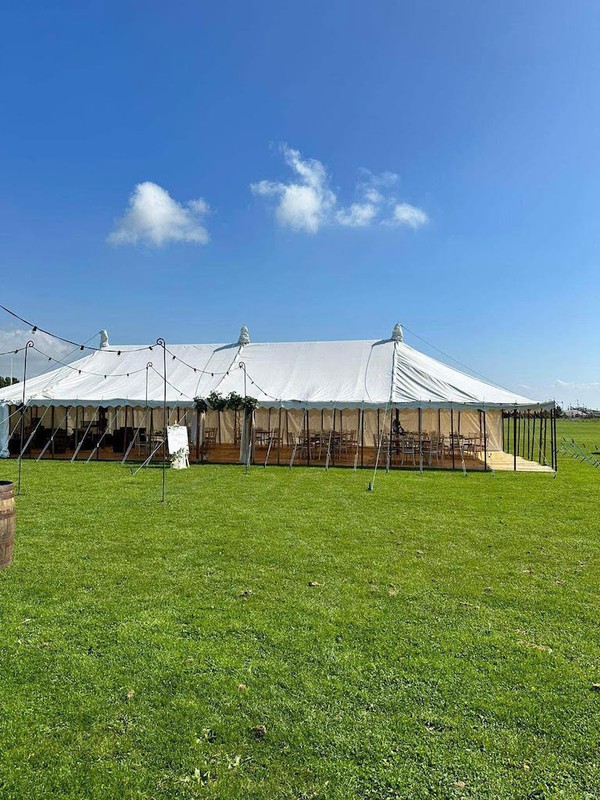 30Ft x 90Ft Traditional Marquee With Rustic Wooden Flooring - Cumbria 5