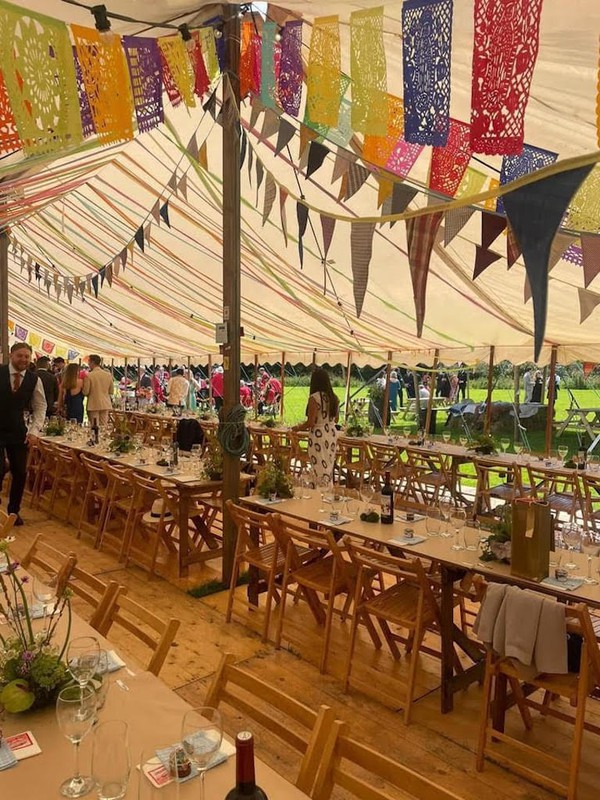 30Ft x 90Ft Traditional Marquee With Rustic Wooden Flooring - Cumbria 6