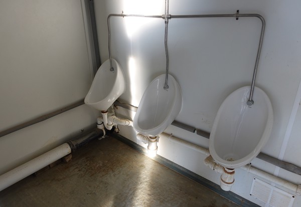 Used 3 Male 1 Female Toilet Block For Sale