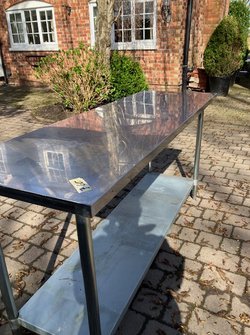 Secondhand Stainless Steel Kitchen Table For Sale