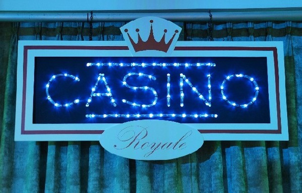 Secondhand Large Illuminated 'CASINO' Sign For Sale