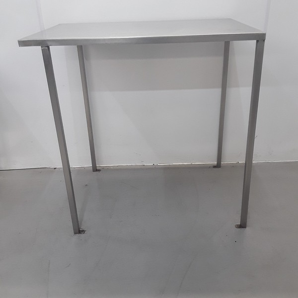 Stainless Steel Table With Void 92cm Wide