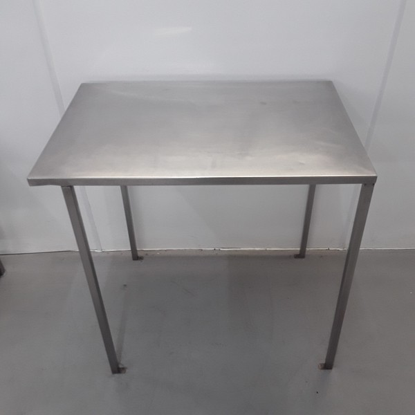 Stainless Steel Table With Void 92cm Wide For Sale