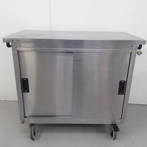 Secondhand Moffat Hot Cupboard Serving Trolley For Sale