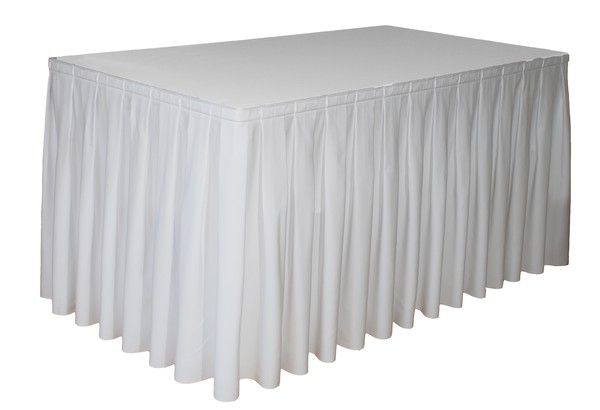 New Pre-Cut Table Skirting For Sale