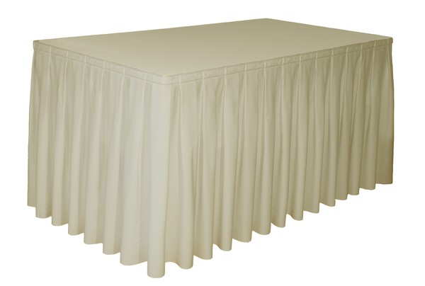 New Unused Pre-Cut Table Skirting For Sale