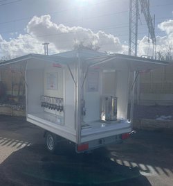 Secondhand Used Self Service Hot Drink Catering Trailer For Sale