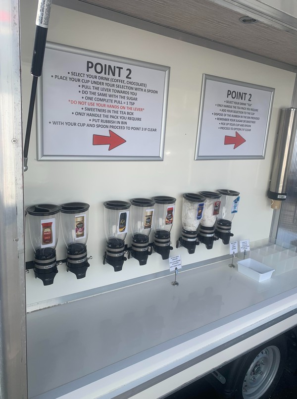 Secondhand Self Service Hot Drink Catering Trailer For Sale