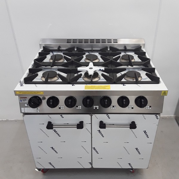 Buffalo 6 Burner Range Cooker Oven CT253 For Sale