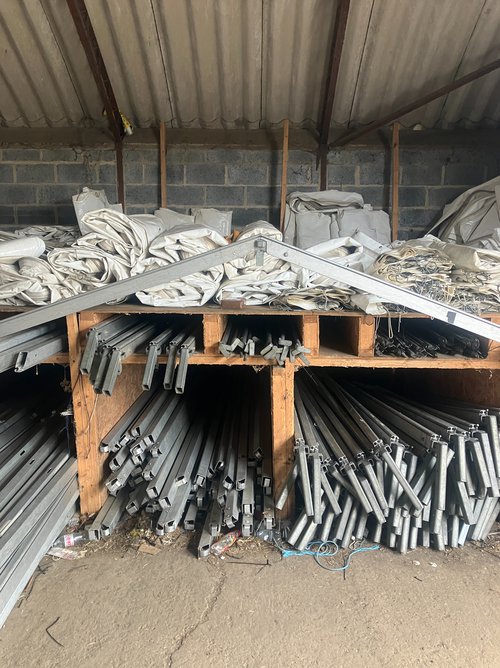 5x 3m Hoecker Rafters And PVC Roof