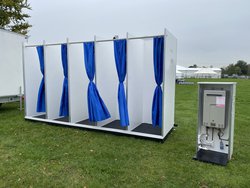 NEW 5 Bay Field Shower Pod ideal for festivals and events