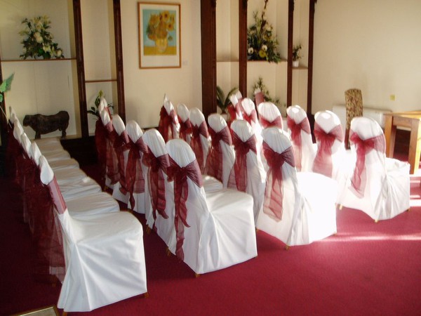 White chair coverts for sale