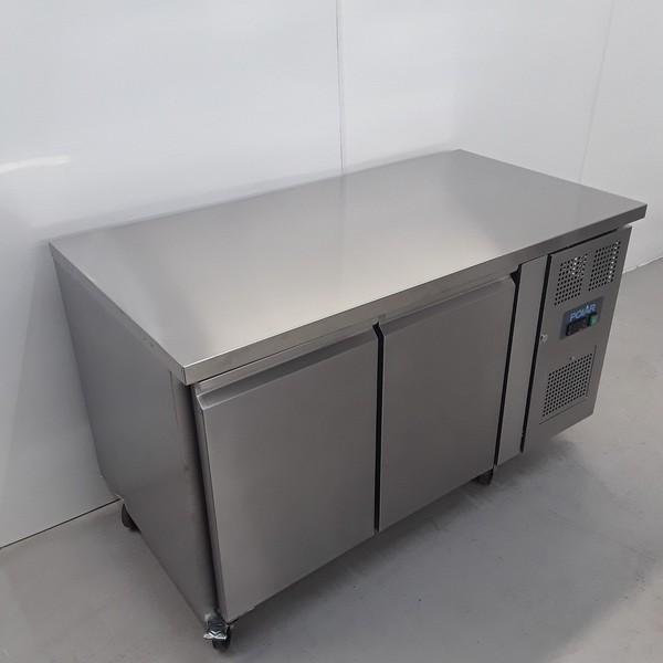 Stainless steel bench fridge