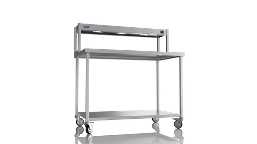 New Unused Mobile Bench 1200 1 Tier Heated Gantry For Sale New Unused Mobile Bench 1200 1 Tier Heated Gantry For Sale