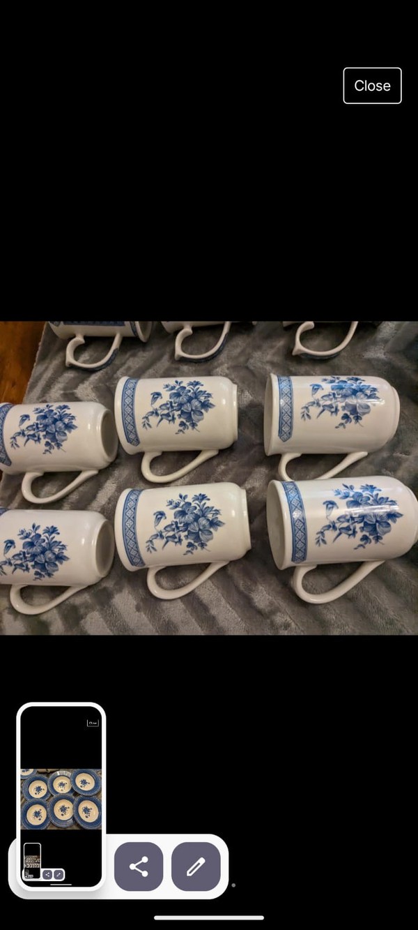 Out of the blue mugs