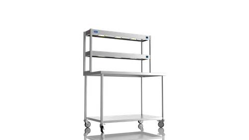 New Unused Centre Bench 1200 With 2 Tier Heated Gantry For Sale New Unused Centre Bench 1200 With 2 Tier Heated Gantry For Sale