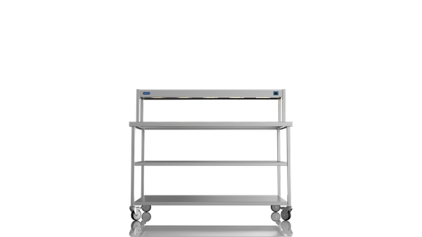 New Centre Bench 1500 1 Tier Heated Gantry Mid Shelf For Sale