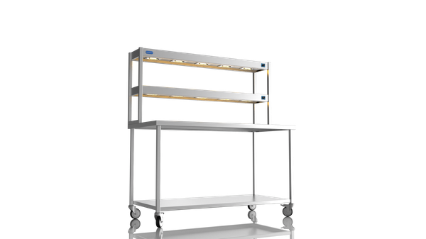 Mobile Centre Bench 1500 2 Tier Heated Gantry For Sale