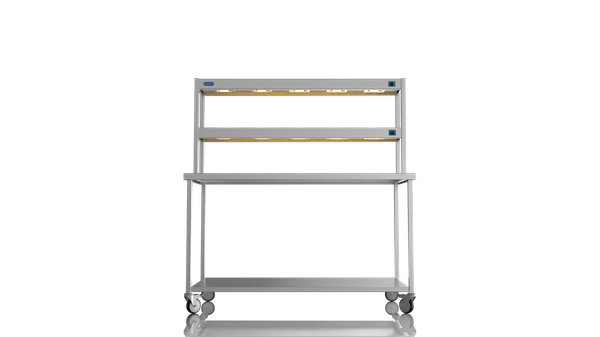 New Mobile Centre Bench 1500 2 Tier Heated Gantry For Sale