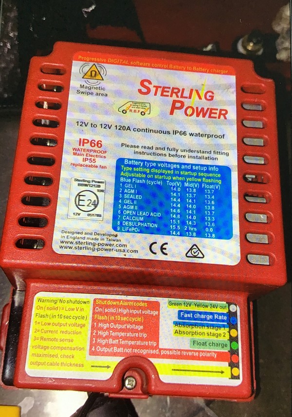 Sterling Battery To Battery Charger For Sale