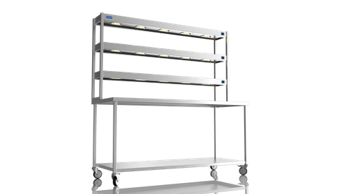 New Unused Centre Bench 1800 3 Tier Heated Gantry For Sale New Unused Centre Bench 1800 3 Tier Heated Gantry For Sale