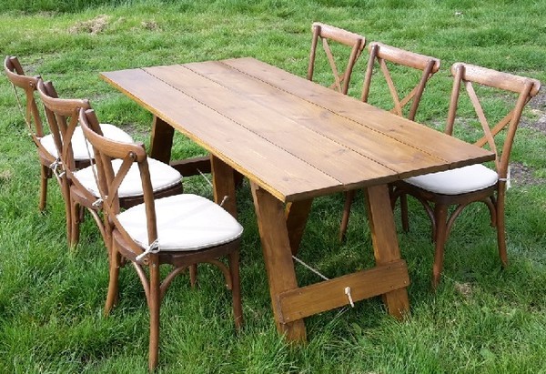 4x Rustic Dining Tables For Sale