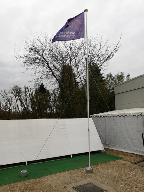 Secondhand 6m High Aluminium Flag Pole For Sale Secondhand 6m High Aluminium Flag Pole For Sale