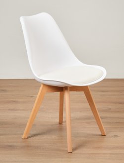 40x White Cafe Chairs For Sale