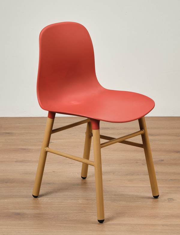 40x Red Cafe Chairs For Sale