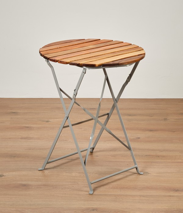 Wooden Bistro Table & Chair Set For Sale