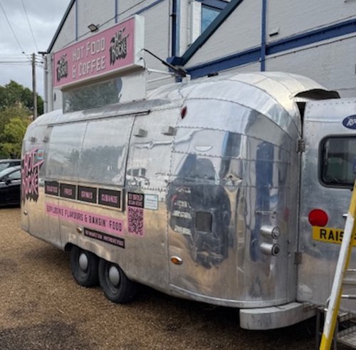Silver catering trailer Silver catering trailer