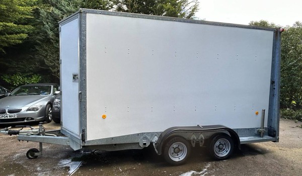 Used Ifor Williams Box Trailer BV126 7'