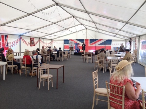 Secondhand Barker Clearspan 12m x 22.5m Marquee