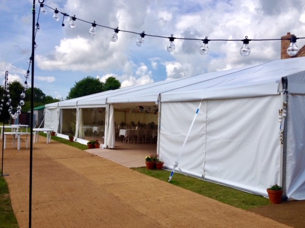 Used Barker Clearspan 12m x 22.5m Marquee For Sale
