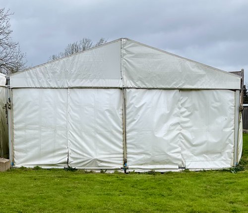 Barker Clearspan 6m x 13.5m Frame Marquee For Sale Barker Clearspan 6m x 13.5m Frame Marquee For Sale