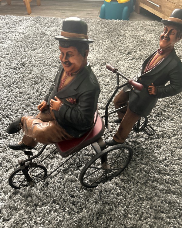 Used Laurel and Hardy on a Bicycle For Sale
