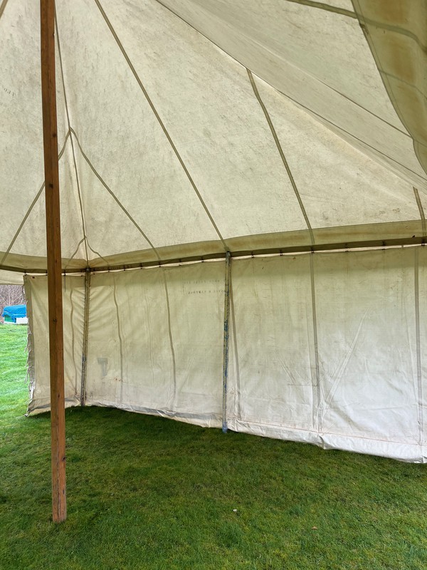 Used 15' x 15' Traditional Pole Marquee for sale